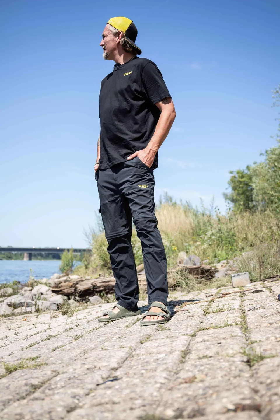 Black Cat Zip-Off Trousers XXL Black