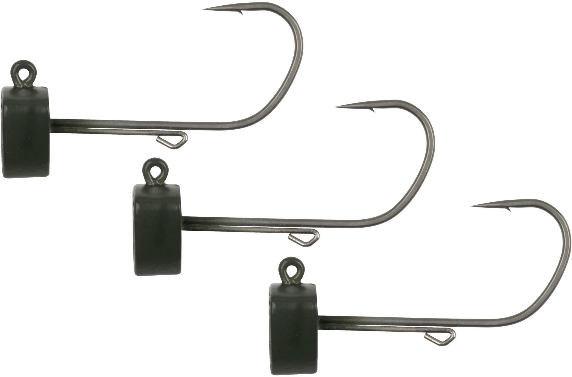 Fox Rage Tungsten Ned Head Shield Weights Jig Heads 7g 5pcs Matte Green