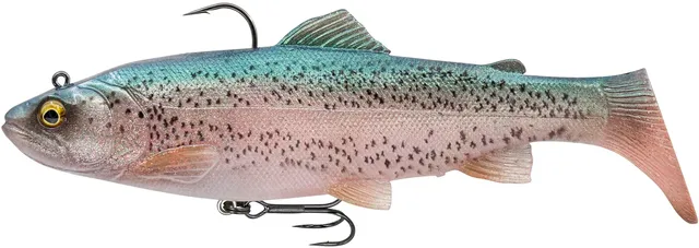 Savage Gear 3D Trout Rattle Shad Swimbaits 20.5cm 135g Clear Rainbow Trout Fast Sinking