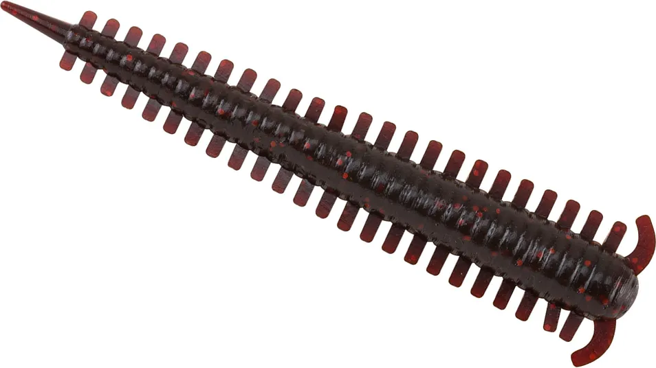 Berkley Gulp Saltwater Sandworm 24pc 5cm Motor Oil Red Fleck