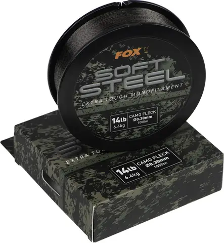 Fox Soft Steel Fleck Camo Mono 0.3mm 6.4kg 1000m