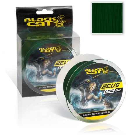 Black Cat Zeus Line G2 0.38mm 250m 37kg green