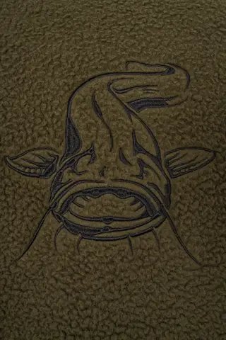 Black Cat Polar Fleece Kapuzenpullover XXL