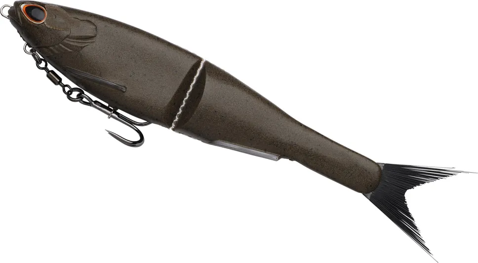 Berkley PowerBait Nessie Softbaits 17cm 28g Slow Sinking Green Pumpkin