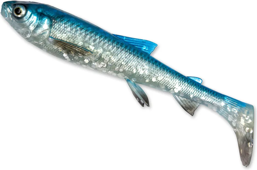 Savage Gear 3D Whitefish Shad Softbaits 15cm 27g Blue Silver Sinking