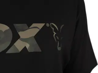 Fox Black Camo Logo T-Shirt M