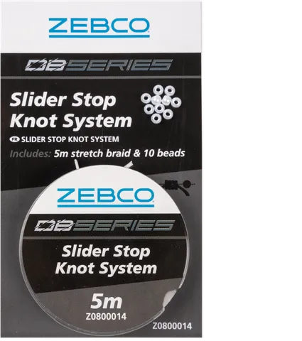 Zebco DB Series Slider Stop Knot System 5m 10pcs Stretch Braid White