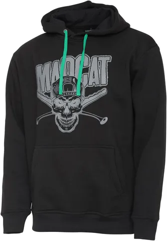 Madcat Skull Hoodie M Black