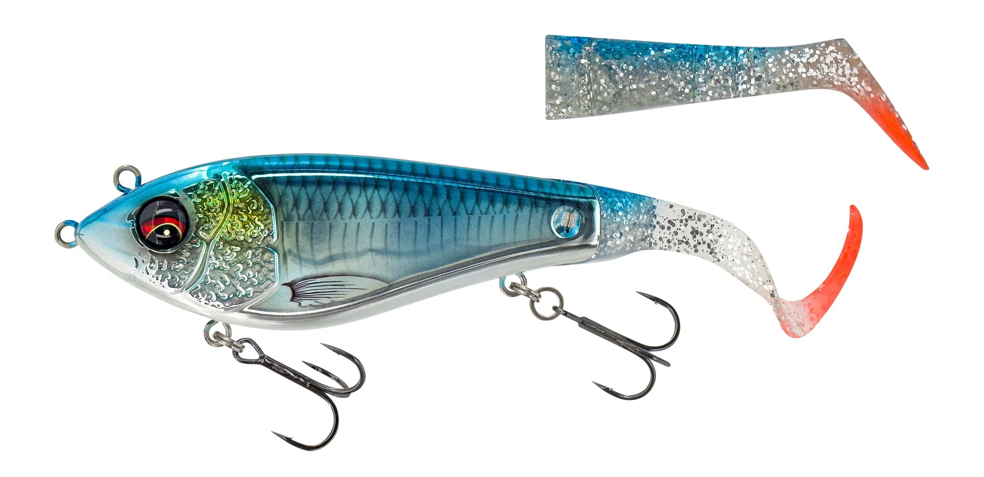 Savage Gear Deviator Tail - 20cm, 87g, Blue Chrome