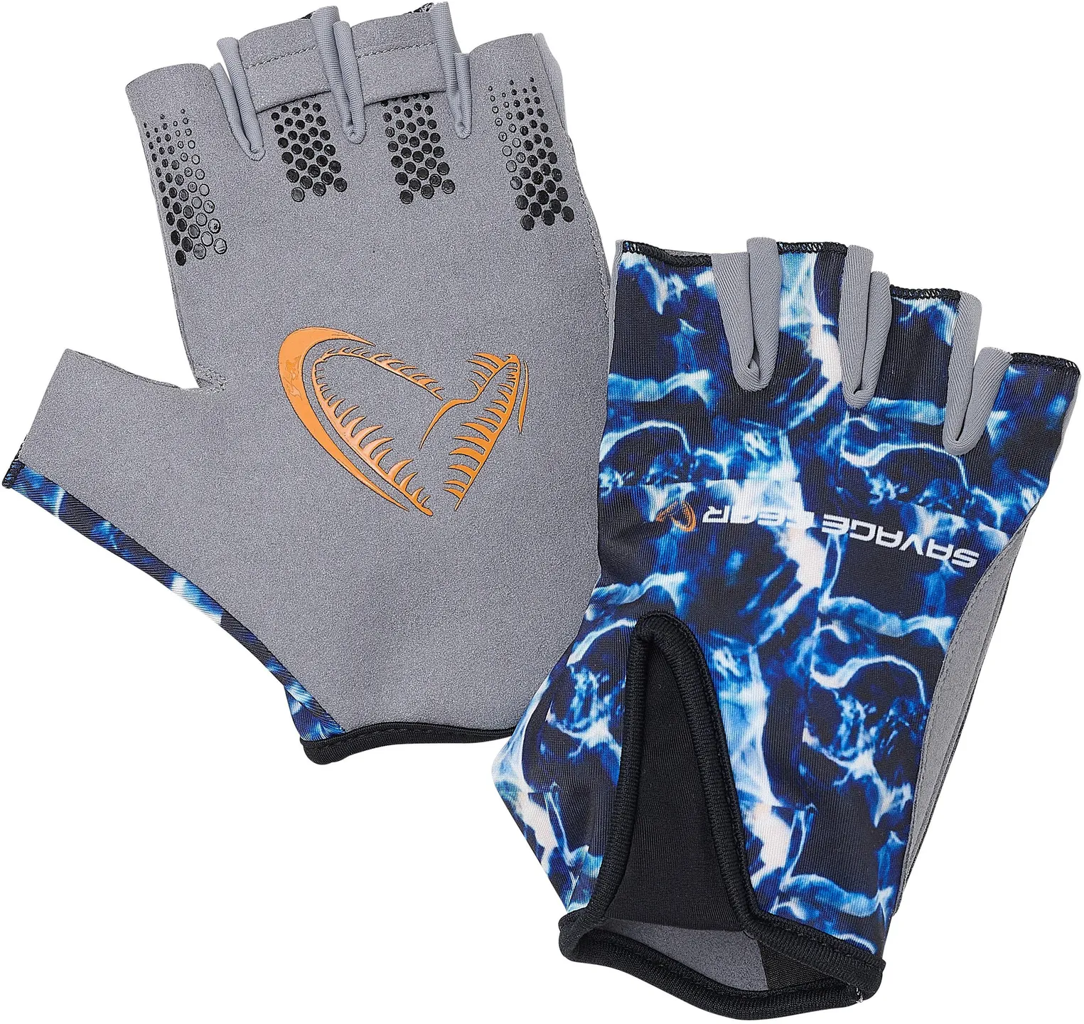 Savage Gear Marine Half Gloves Gloves XL Warm weather Half Finger 40% polyester / 30% polyurethane / 20% nylon / 10% elastane