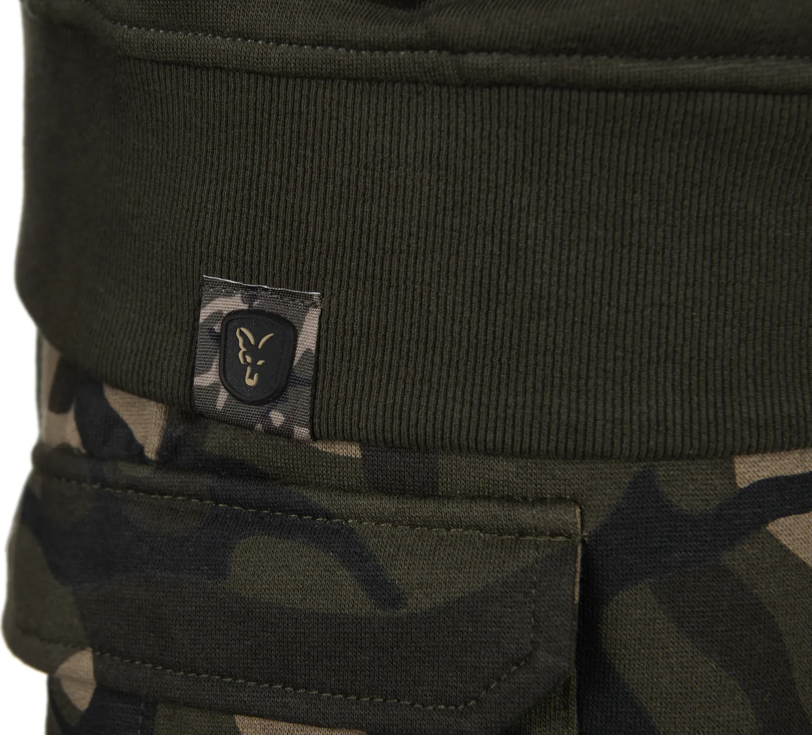 Fox LW Khaki Camo Split Zip Hoody M