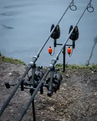 Fox Black Label Carbon 3 Rod Buzz Bar 22–25cm