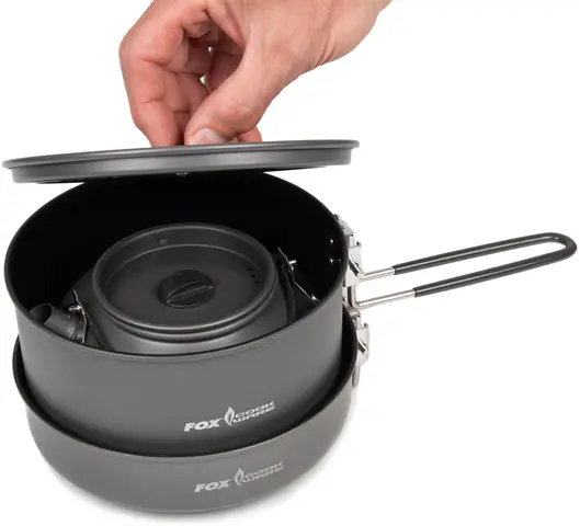 Fox Cookware 3 Piece Cook Set 0.9L Aluminium