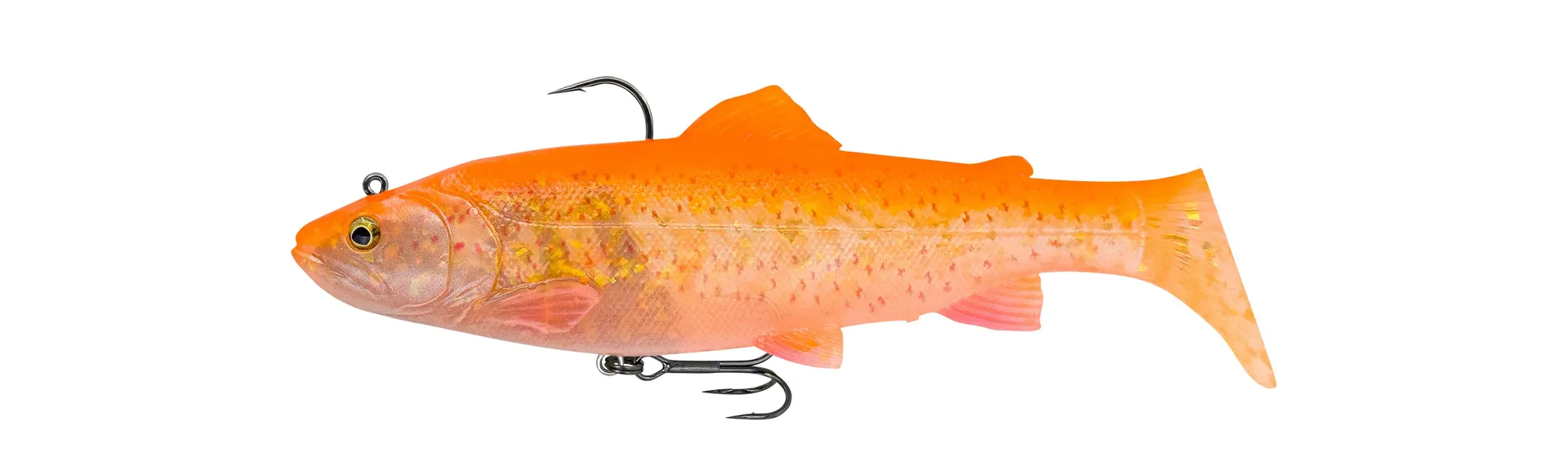 Savage Gear 3D Trout Rattle Shad FS - 20.5cm, 135g, Clear Albino