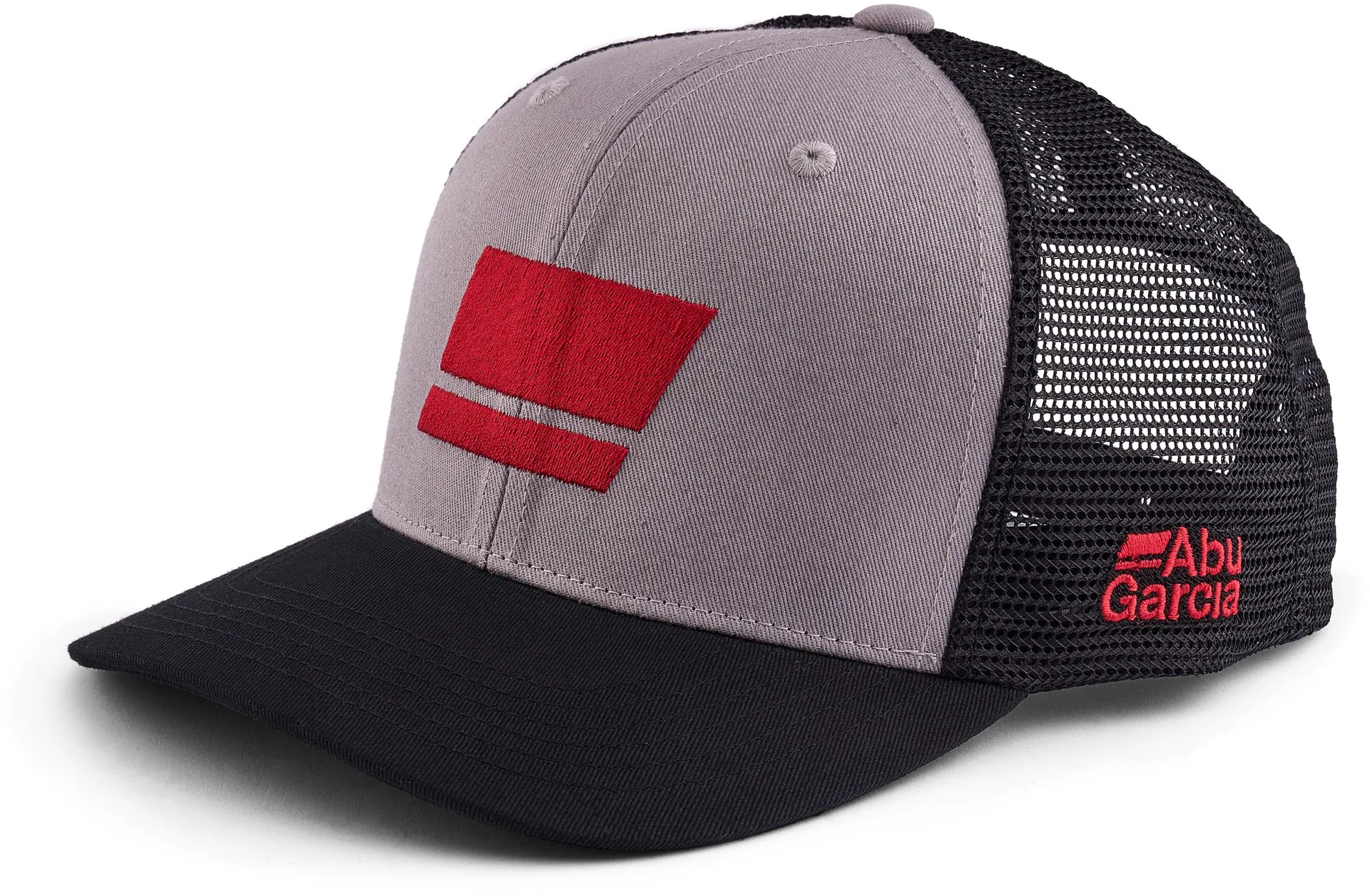 Abu Garcia Flag Trucker Cap Grey Red Black