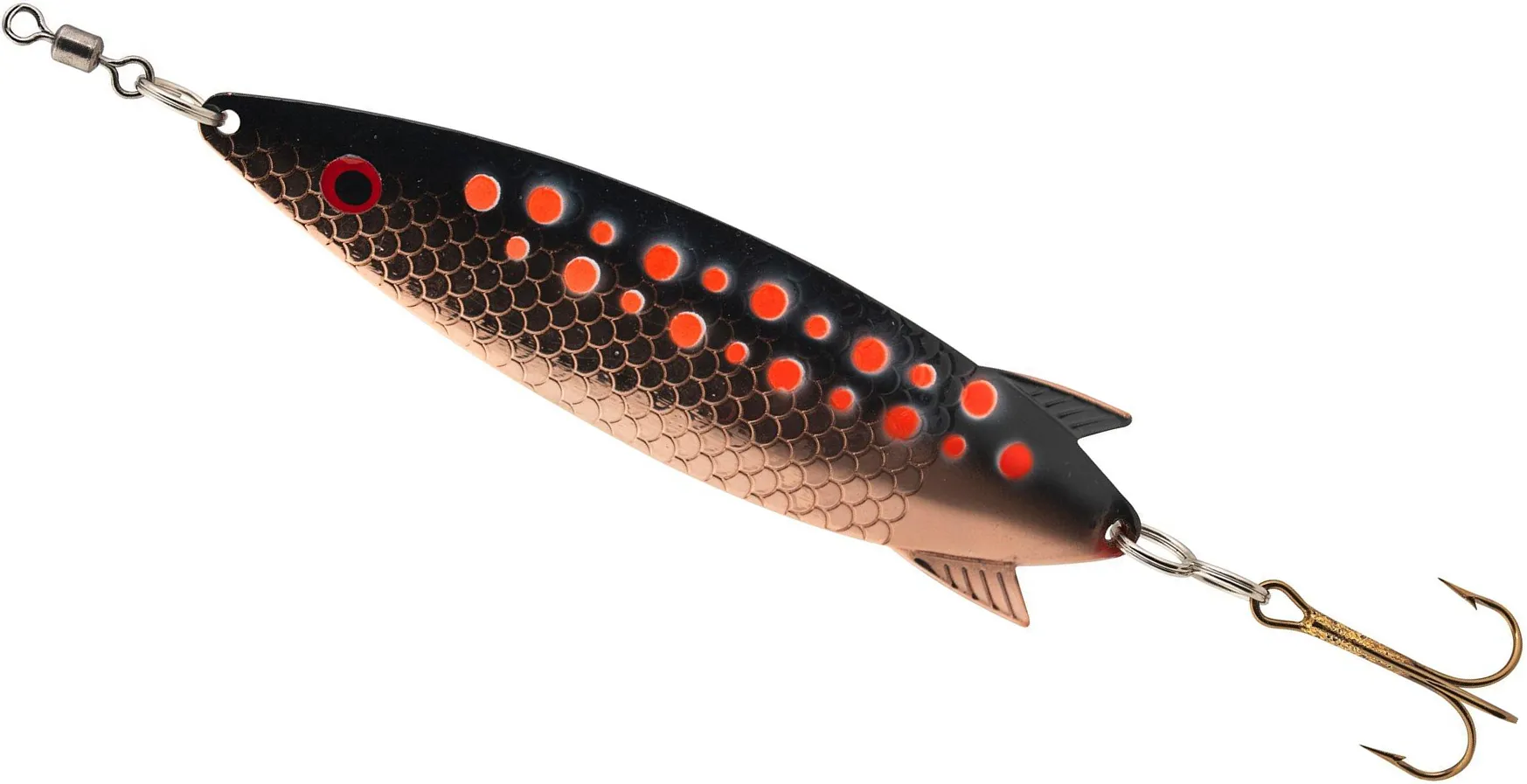 Abu Garcia Toby Salmo Löffel 11cm 1–3m 30g Copper/Orange Dot