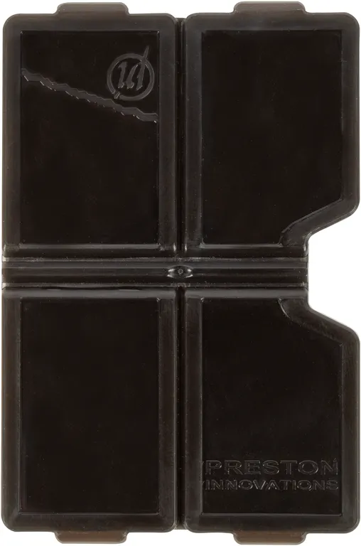 Preston Accessory Box Köderbox 4 Compartment Shallow Magnetic