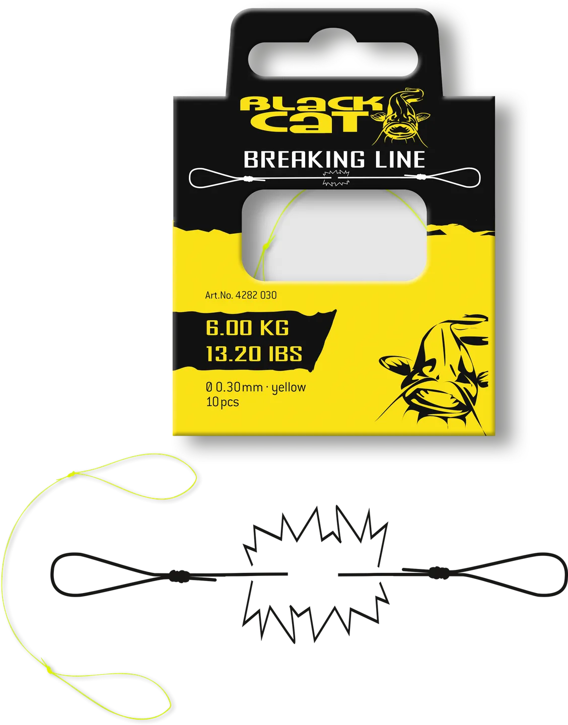 Black Cat Breaking Line 0.35mm 7.10kg