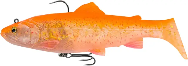 Savage Gear 3D Trout Rattle Shad Swimbaits 20.5cm 135g Clear Rainbow Trout Fast Sinking