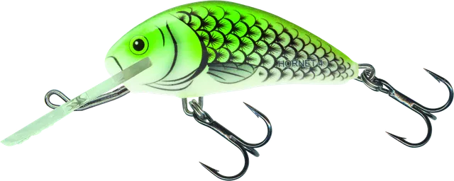 Salmo Hornet Floating 5cm Olive Hot Spot