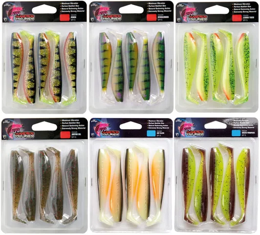 Fox Rage Ultra UV Zander Pro Shad 12cm Stickleback
