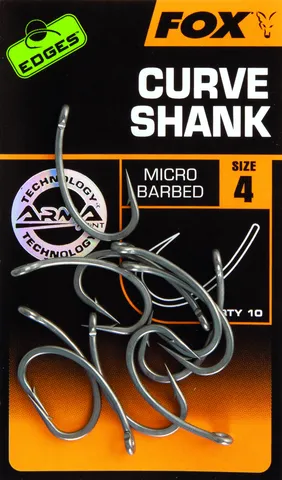 Fox Edges Armapoint Curve Shank Hooks 8