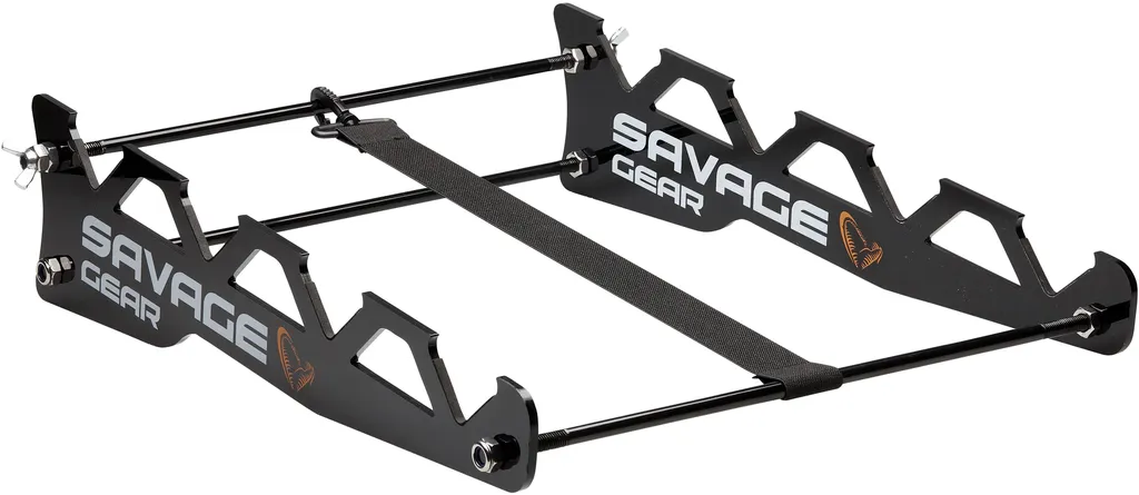 Savage Gear Belly Boat Rod Station 4 Rods Acrylic