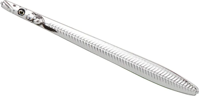 Savage Gear Line Thru Sandeel Nail 11cm 20g Silver Plating