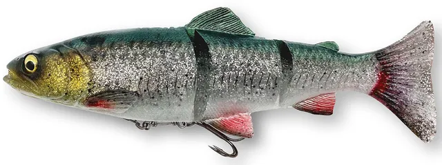 Savage Gear 4D Line Thru Trout 25cm 180g Slow Sinking Green Silver
