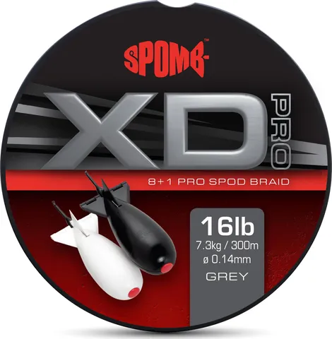 Fox Spomb XD Pro Braid 0.14mm 7.3kg 300m Grey