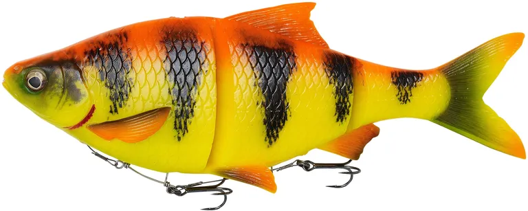 Savage Gear 4D Line Thru Roach Softbait 18cm 80g Slow Sinking Golden Ambulance