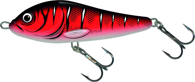 Salmo Rattlin Slider Sinking 8cm 21.2g Red Wake