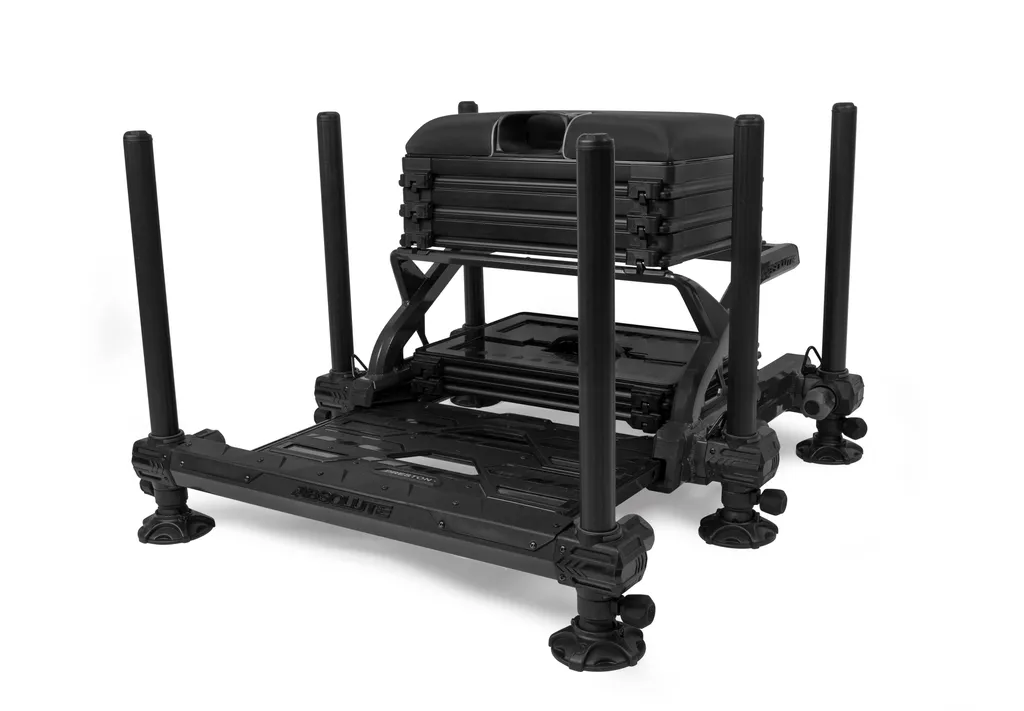 Preston Absolute Station Sitzkiste 23.4kg Aluminium Graphite