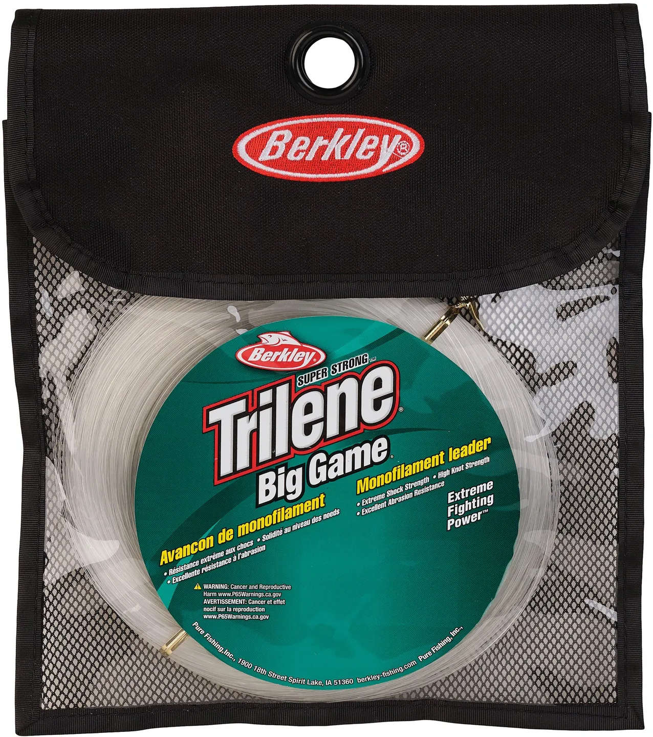 Berkley Trilene Big Game Mono Leaders 68.0kg 1.19mm 100m Clear