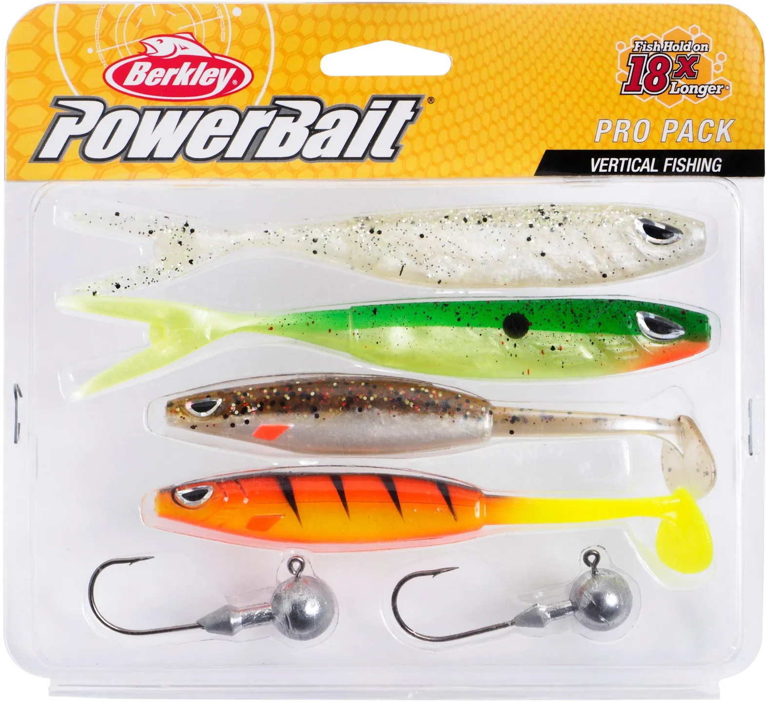 Berkley PowerBait Pro Pack Vertical 6 Pieces 12–14cm 17–21g Swimbait