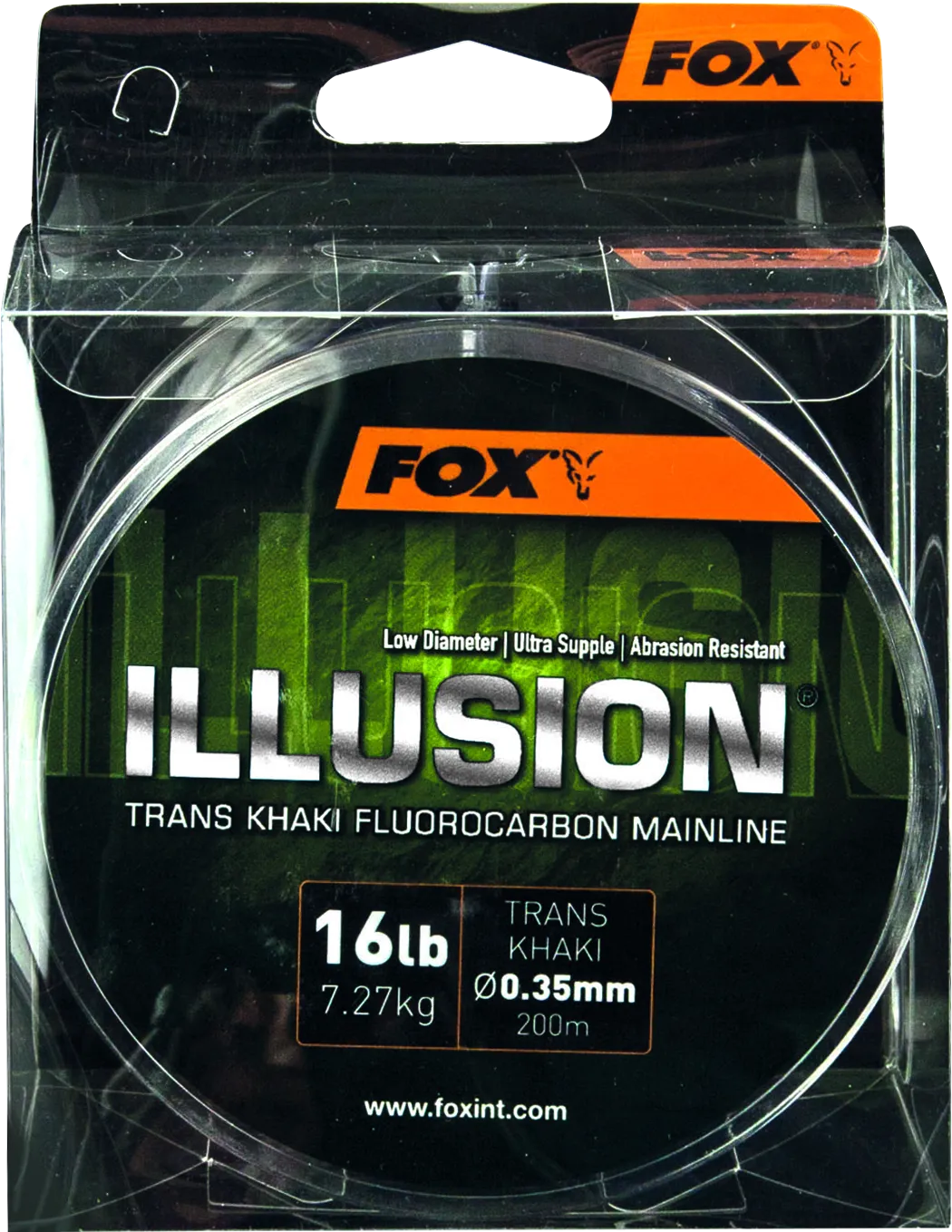 Fox Illusion Mainline 0.35mm 200m Trans Khaki
