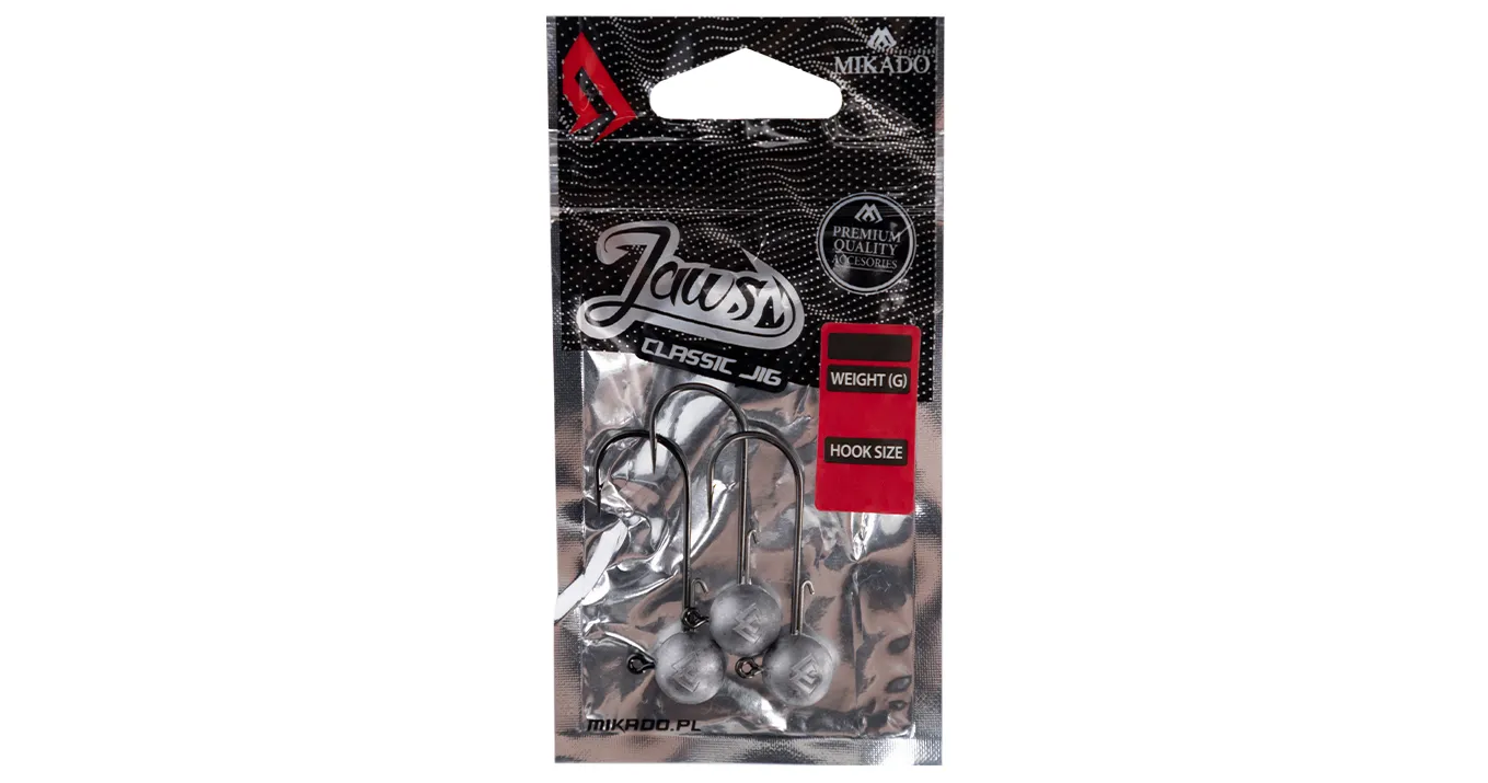 Mikado JAWS CLASSIC - 10g, 1/0, Black nickel, 3 pcs