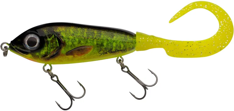 Abu Garcia Svartzonker McMy Tail Tail-Köder & Hybrid-Köder 17cm 50g 0.5–1.5m Real Hot Pike