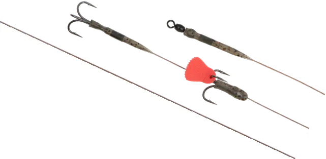 Fox Rage Predator Twin Treble Trace 52cm 18.1kg Size 8 Barbed