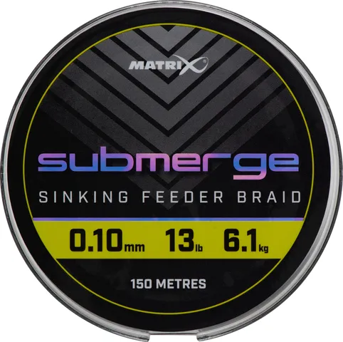 Matrix Submerge Sinking Feeder Braid 0.10mm 150m 6.1kg Grey