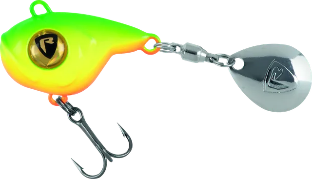 Fox Rage Ultra UV Big Eye Spin 20g Fire Tiger Spin Tail