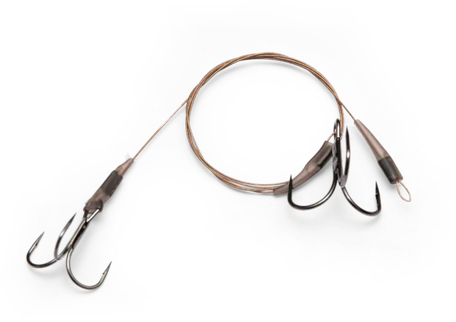 Zebco DB Series Bottom Rig Leader 14kg 8+6 Camo Steel