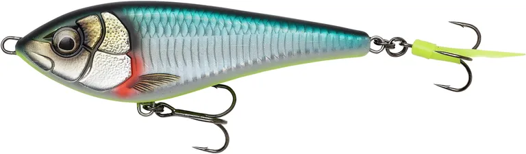 Savage Gear Deviator Swim Jerkbaits 14cm 70g 0.5–1m Slow Sinking Green Silver