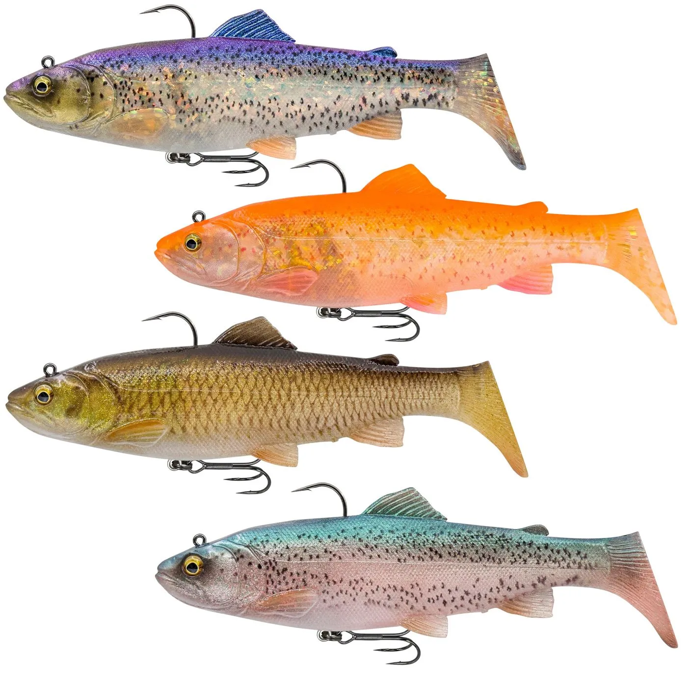 Savage Gear 3D Trout Rattle Shad Swimbaits FS 20.5cm 135g Clear Chub