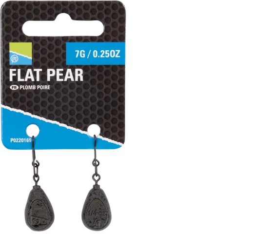 Preston Flat Pear Sinker 7g