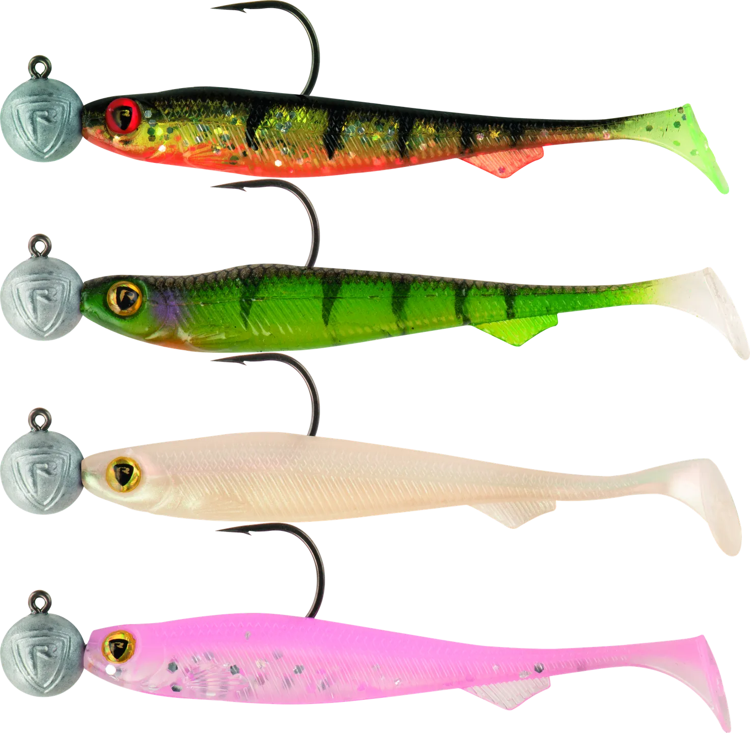 Fox Rage Ultra UV Slick Shad Loaded Lure Pack 7cm 5g 1/0 4pc