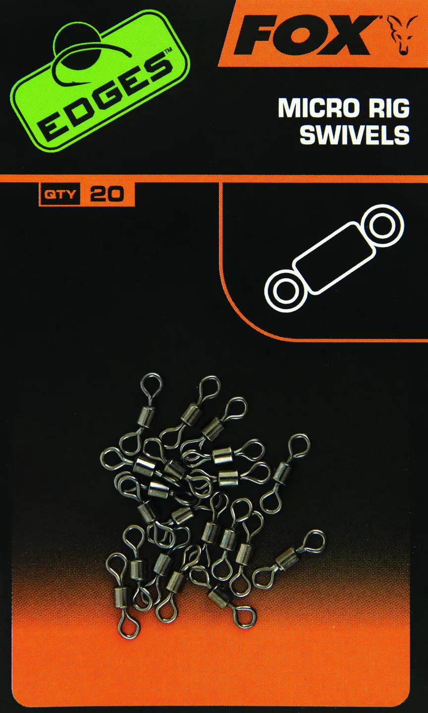 Fox Edges Micro Rig Swivels 20pcs Barrel