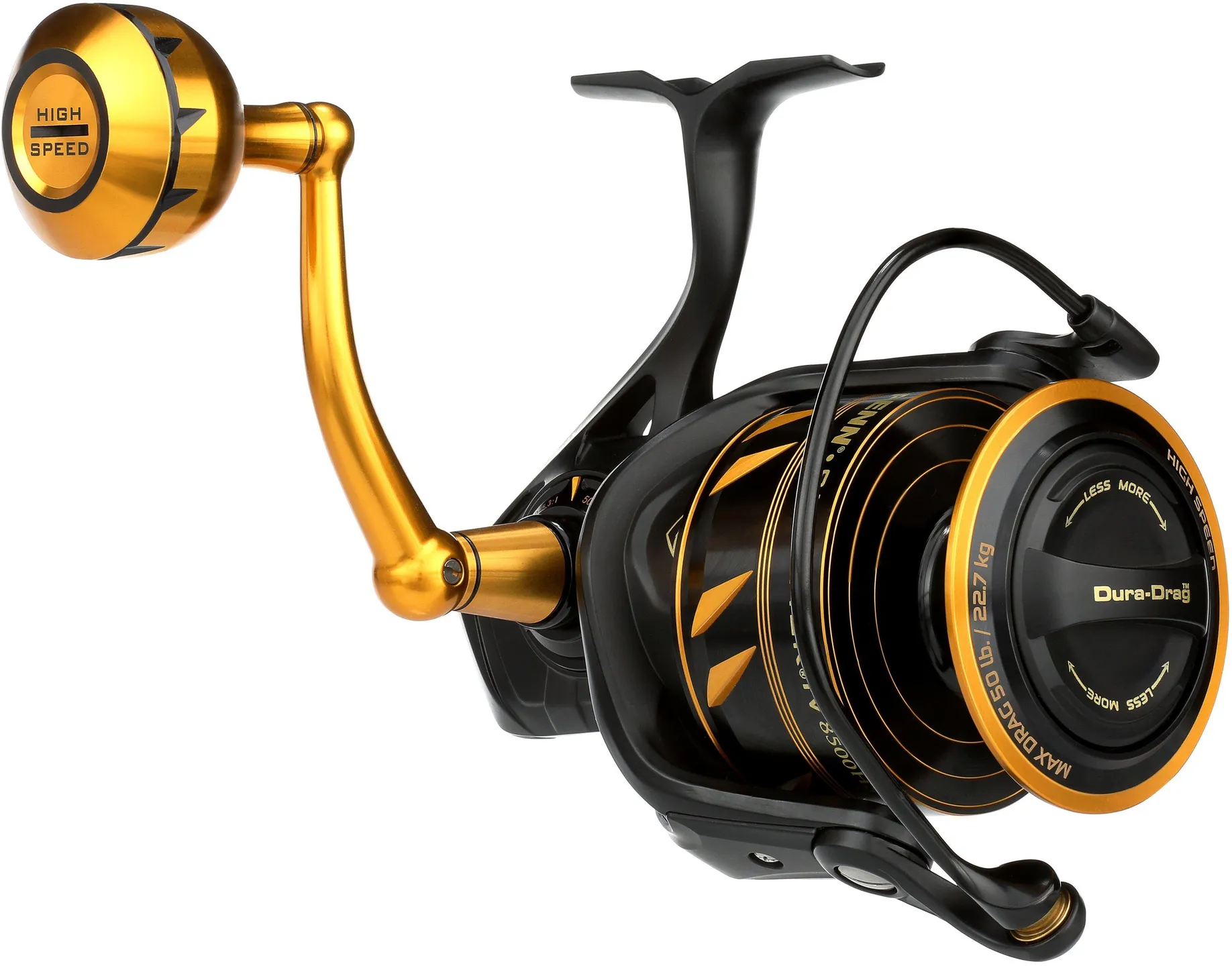 Penn Slammer IV 8500 870g 22.6kg 127cm 5.3:1