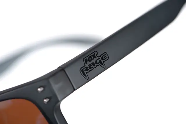 Fox Rage Transparent Black Polarized Glasses Brown TR90 and Stainless Steel