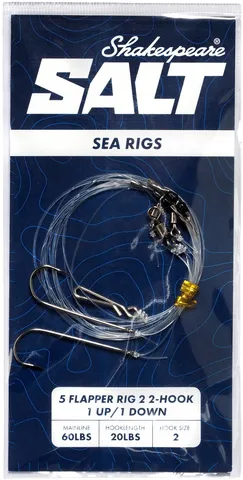 Shakespeare SALT Rig Flapper Rig 1 Up 1 Down